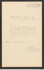 k.k. naturhistorisches Hofmuseum, Intendanzakten 1885-1896 (Hauer), Aktenzahl Z.223/1893, Seite 13